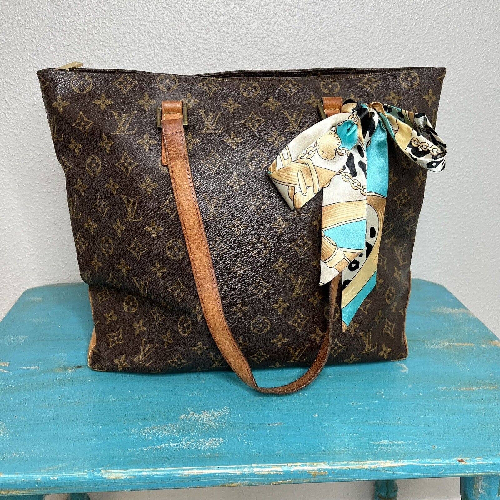 Authentic Louis Vuitton Cabas Mezzo Vintage Angelina Jolie Bag Purse Tote